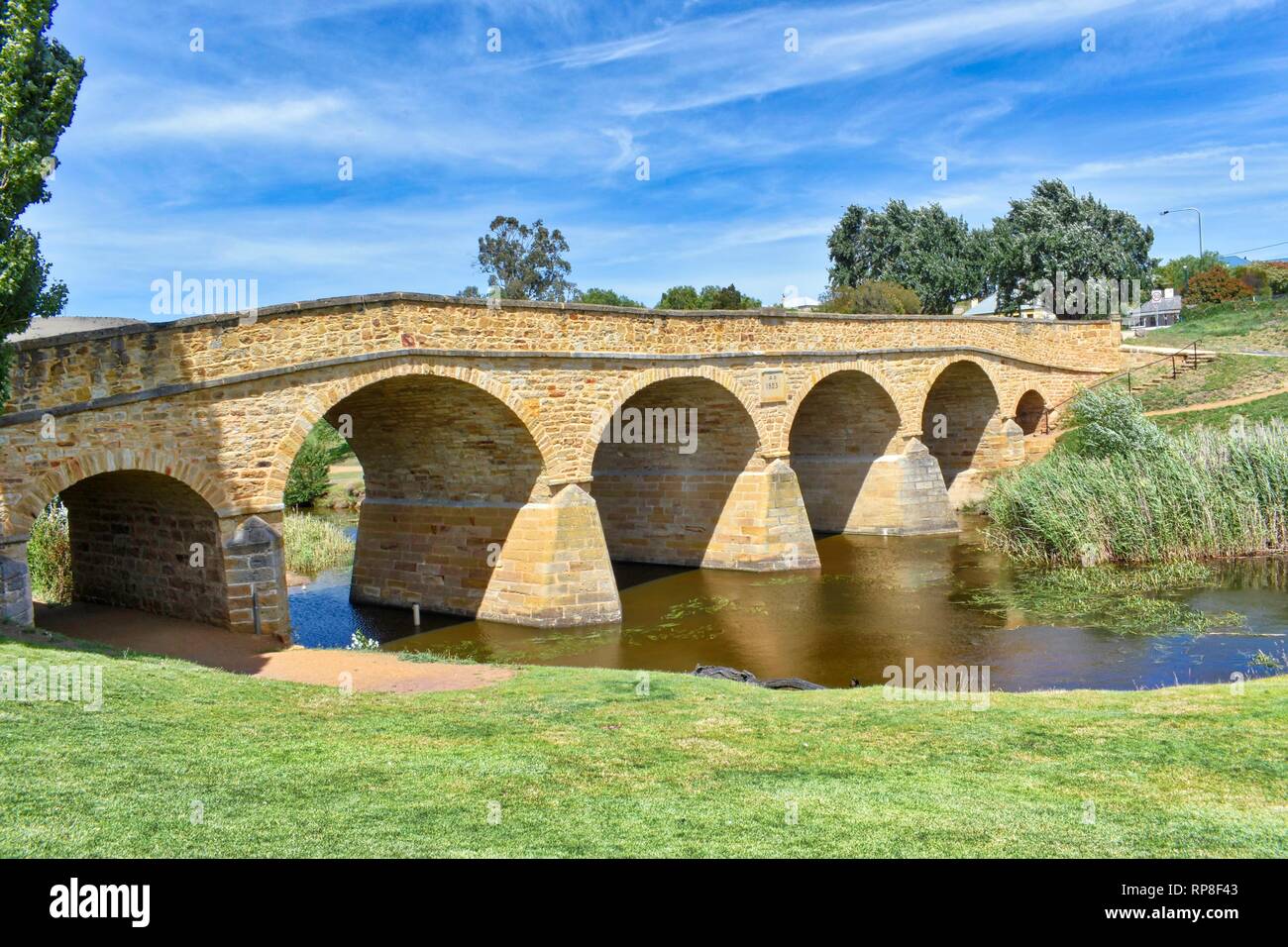 Richmond Bridge Tasmania Australia Stock Photo