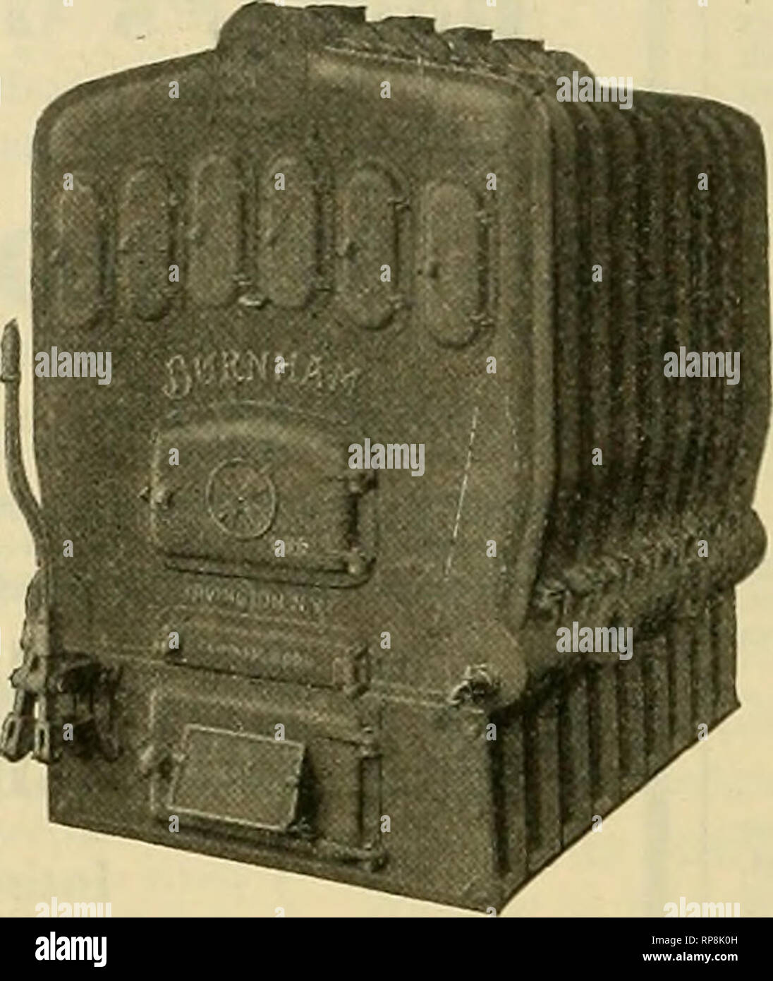 The American Florist A Weekly Journal For The Trade Floriculture Florists Hot Water Sectional Tliis Cast Iron Greenhouse Boiler Made Especially For Greenhouse Work Is The Oldest Member Of The Burnham Famil