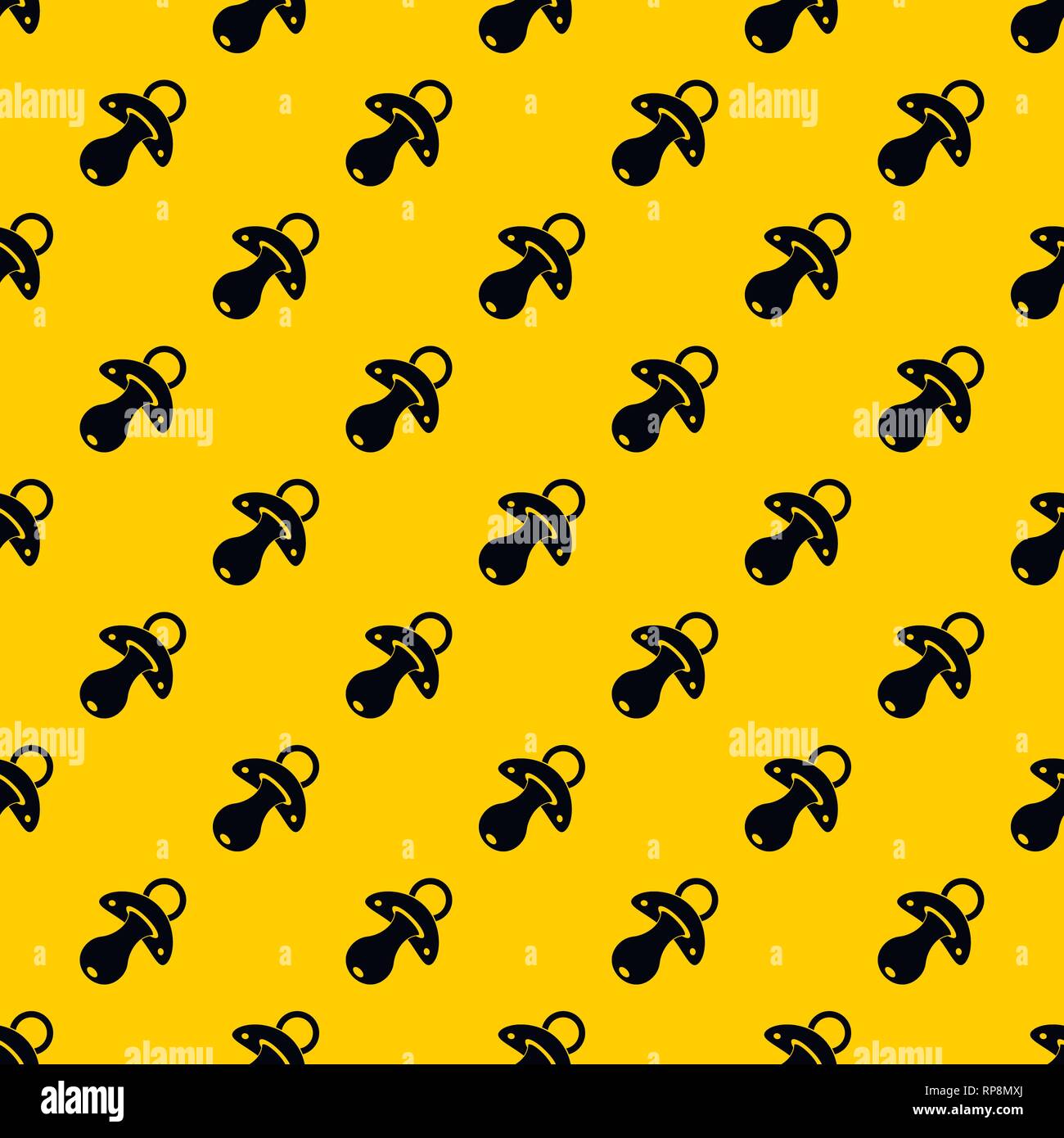 Baby pacifier pattern vector Stock Vector Image & Art - Alamy