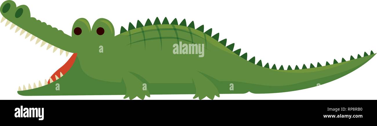 crocodile wild animal icon vector illustration design Stock Vector ...
