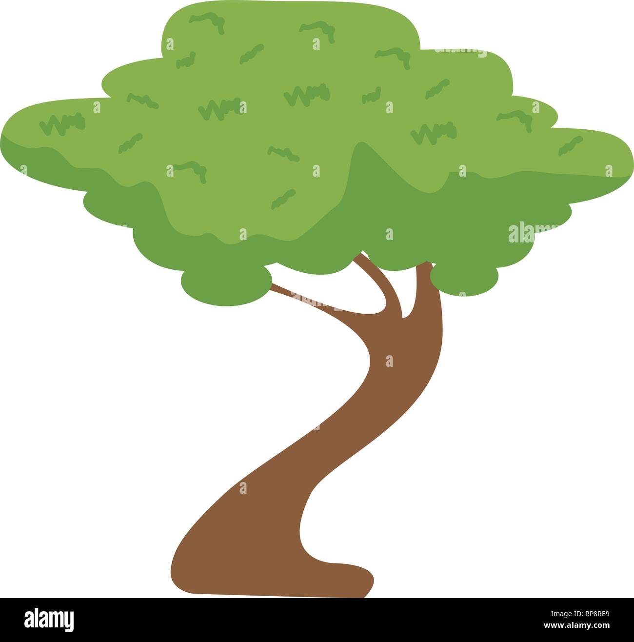 tree forest isolated icon vector illustration design Stock Vector Image ...