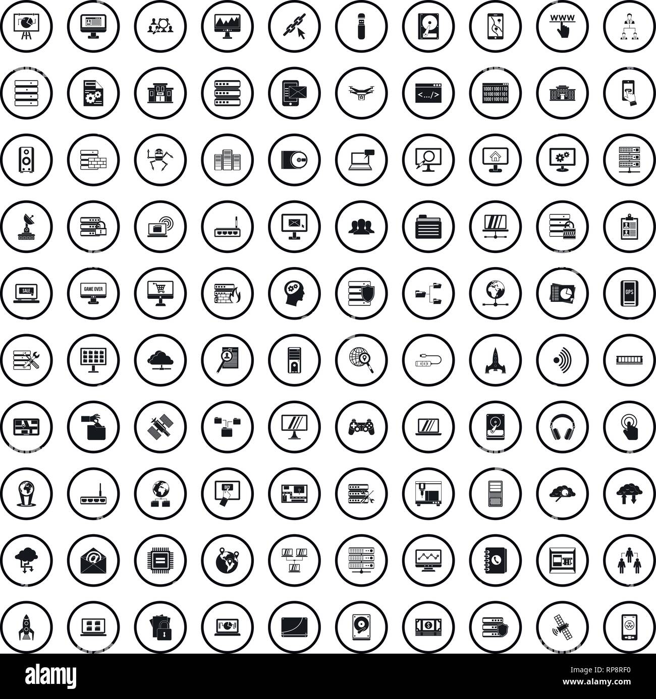 100 database cloud icons hi-res stock photography and images - Alamy