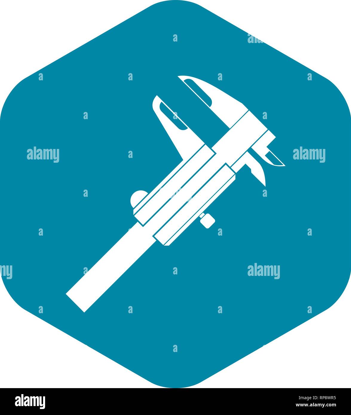 Calipers icon in simple style Stock Vector Image & Art - Alamy