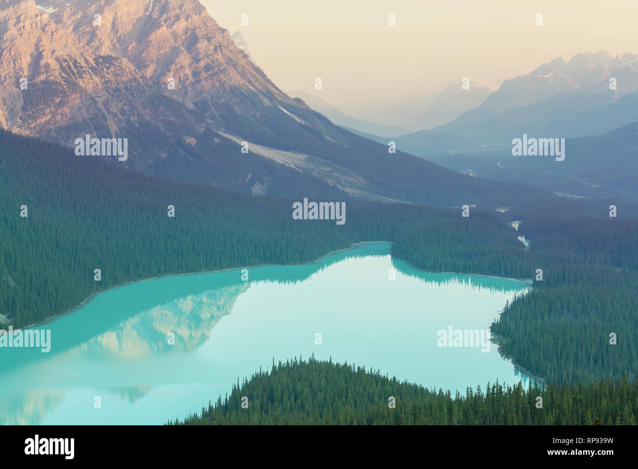 Peyto Lake in Banff National Park, Canada Stock Photo - Alamy