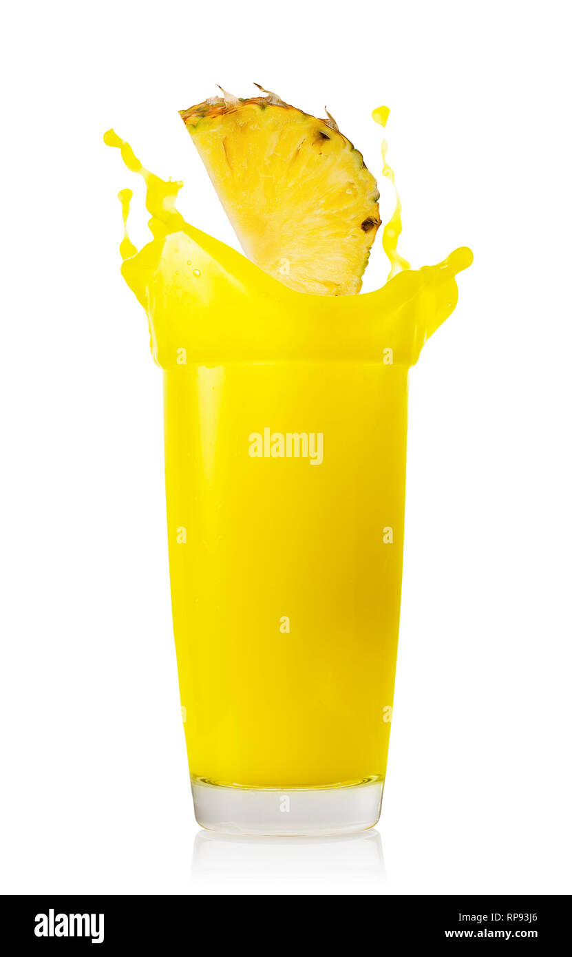 Pineapple juice splash hires stock photography and images Alamy