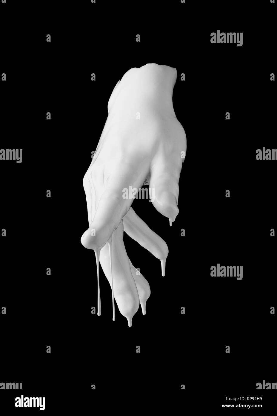 Paint dripping Black and White Stock Photos & Images Alamy