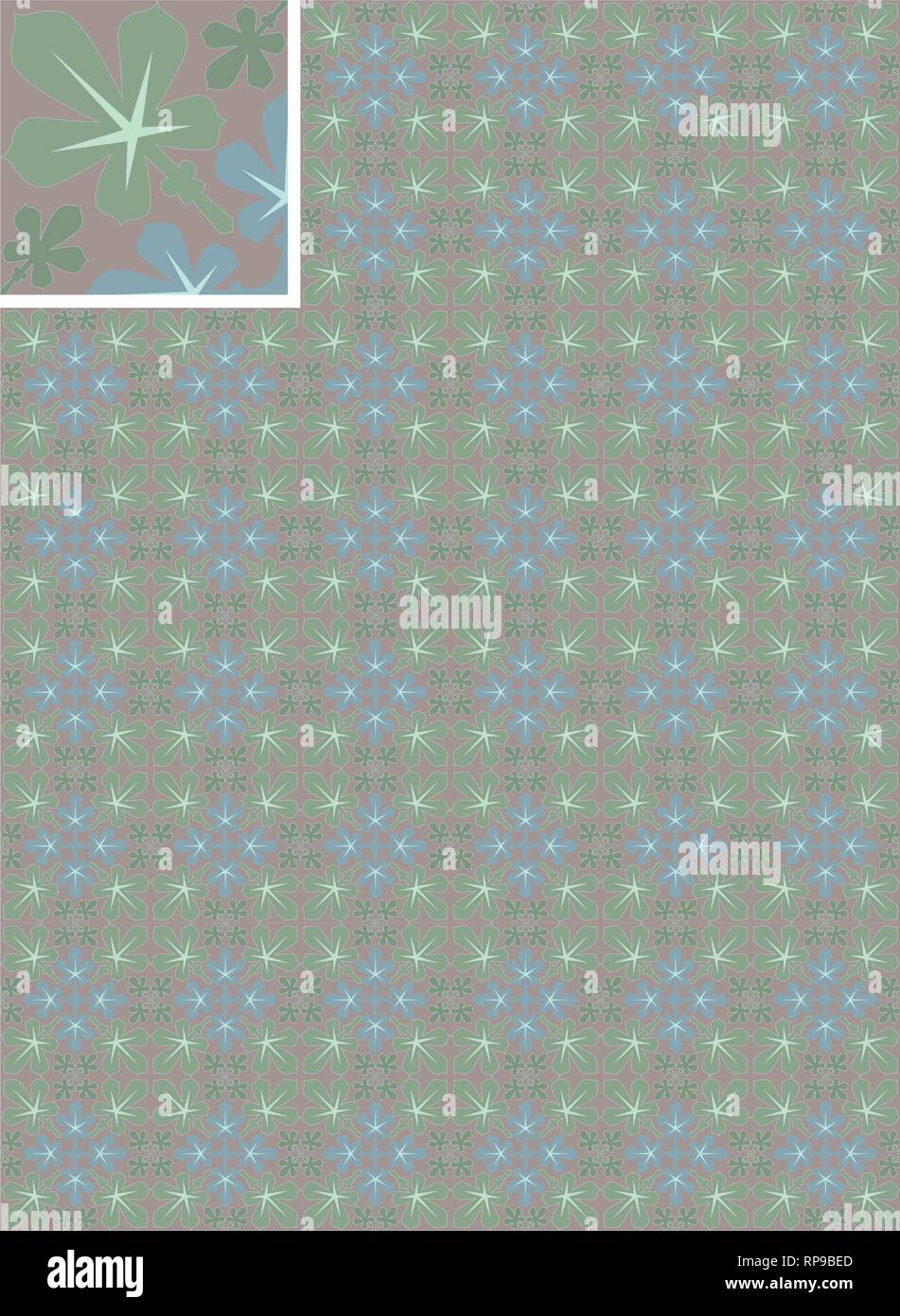 Vector - Seamless pattern stock vector, use for tiled background ...