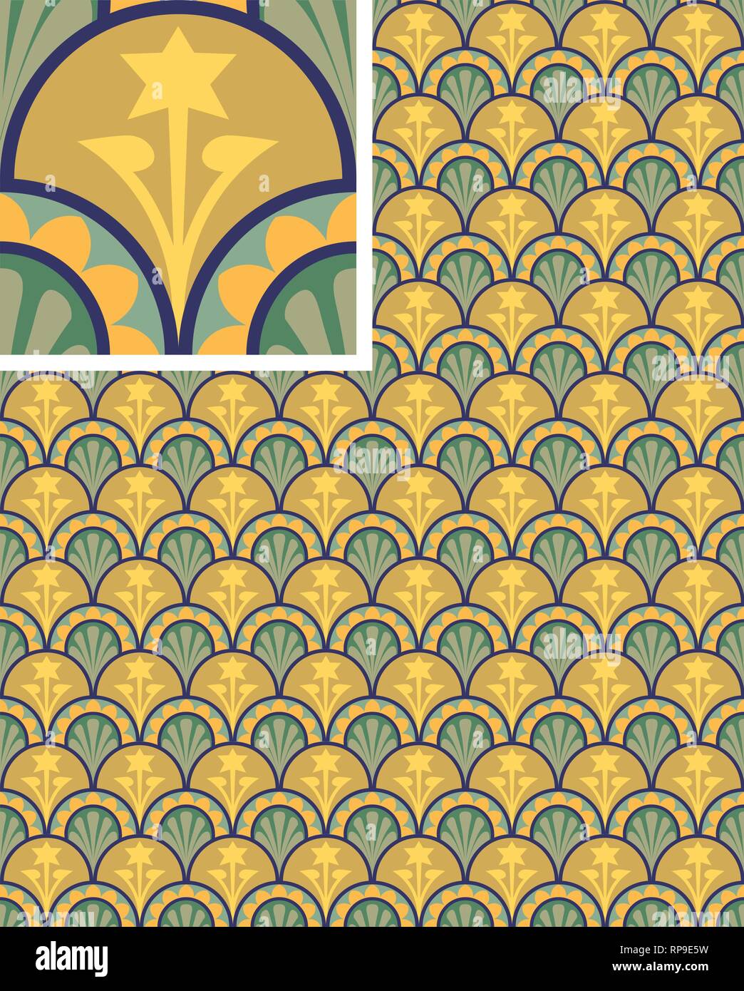 Vector - Seamless pattern stock vector, use for tiled background ...
