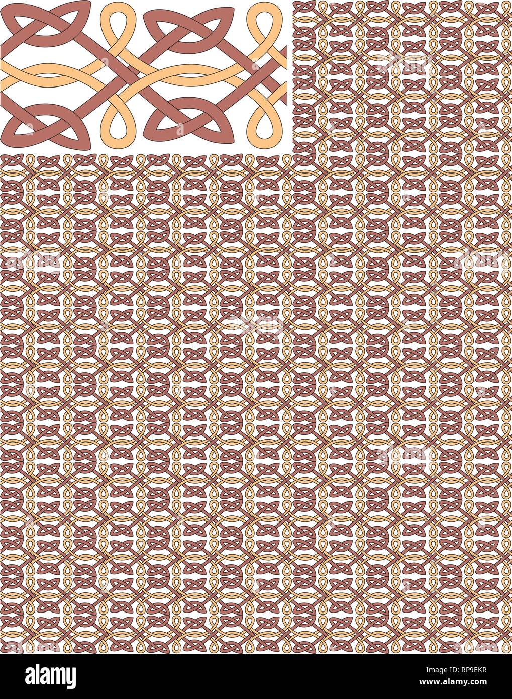 Vector - Seamless pattern stock vector, use for tiled background ...