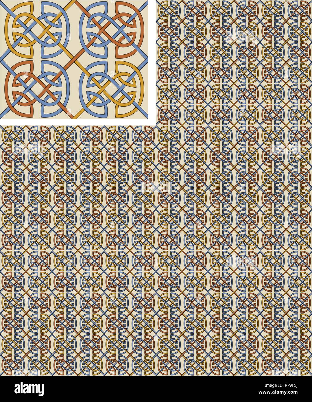 Vector - Seamless pattern stock vector, use for tiled background ...