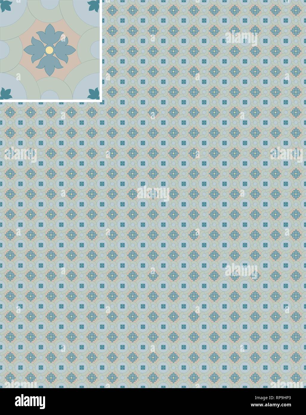 Vector - Seamless pattern stock vector, use for tiled background ...