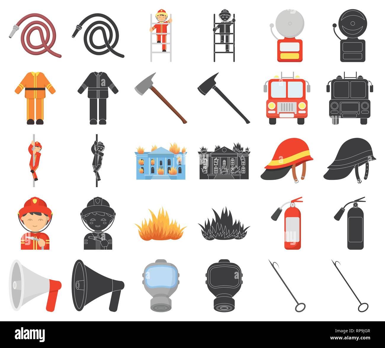 accessories,apparatus,art,attribute,axe,bucket,building,bunker,cartoon,black,collection,conical,department,design,equipment,extinguishing,extingushier,fire,firefighter,firefighting,flame,gas,gear,helmet,icon,illustration,isolated,logo,mask,organization,pike,pole,pump,ring,separation,service,set,sign,slide,symbol,tools,vector,web Vector Vectors , Stock Vector