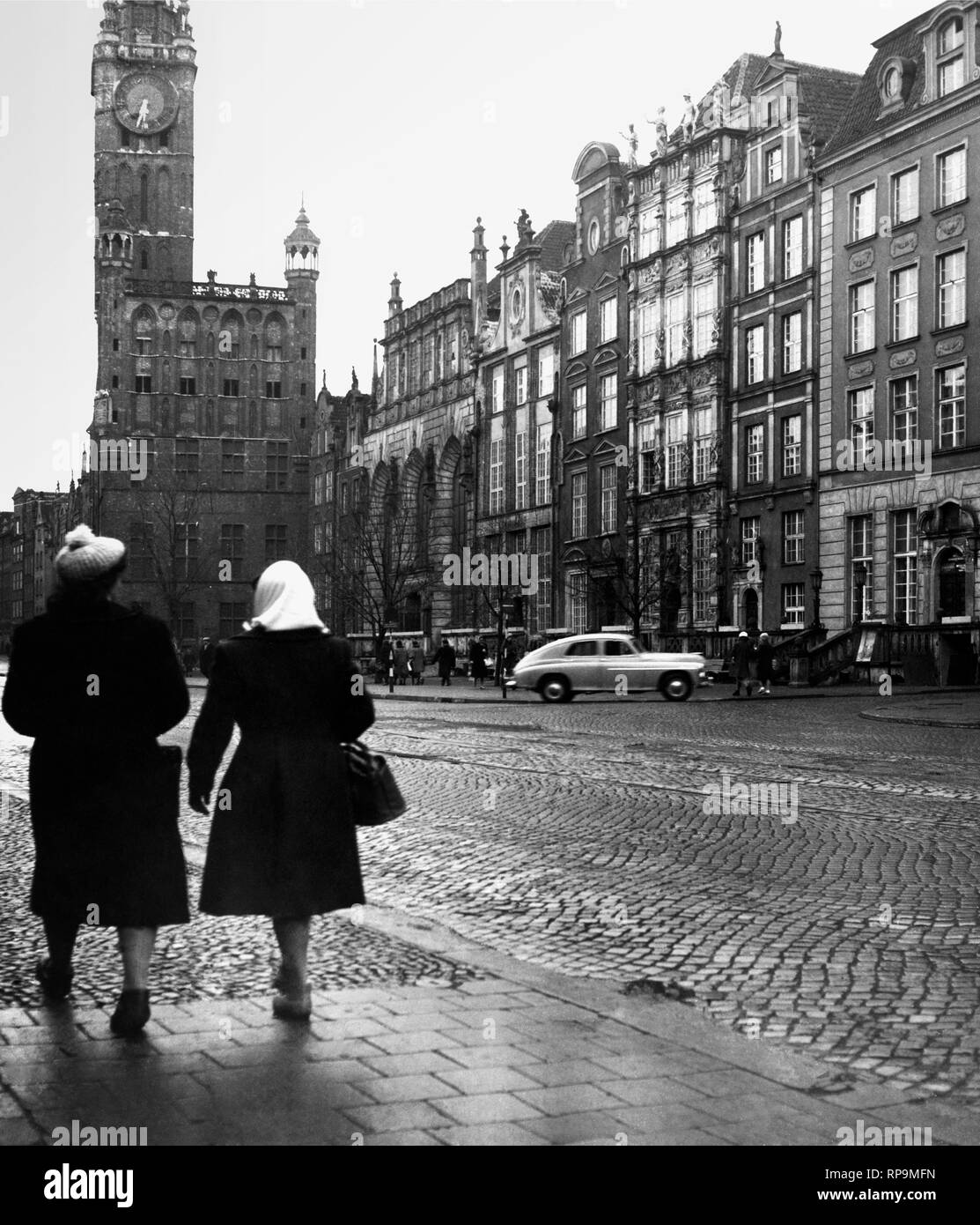 Gdansk, poland 1960 Stock Photo