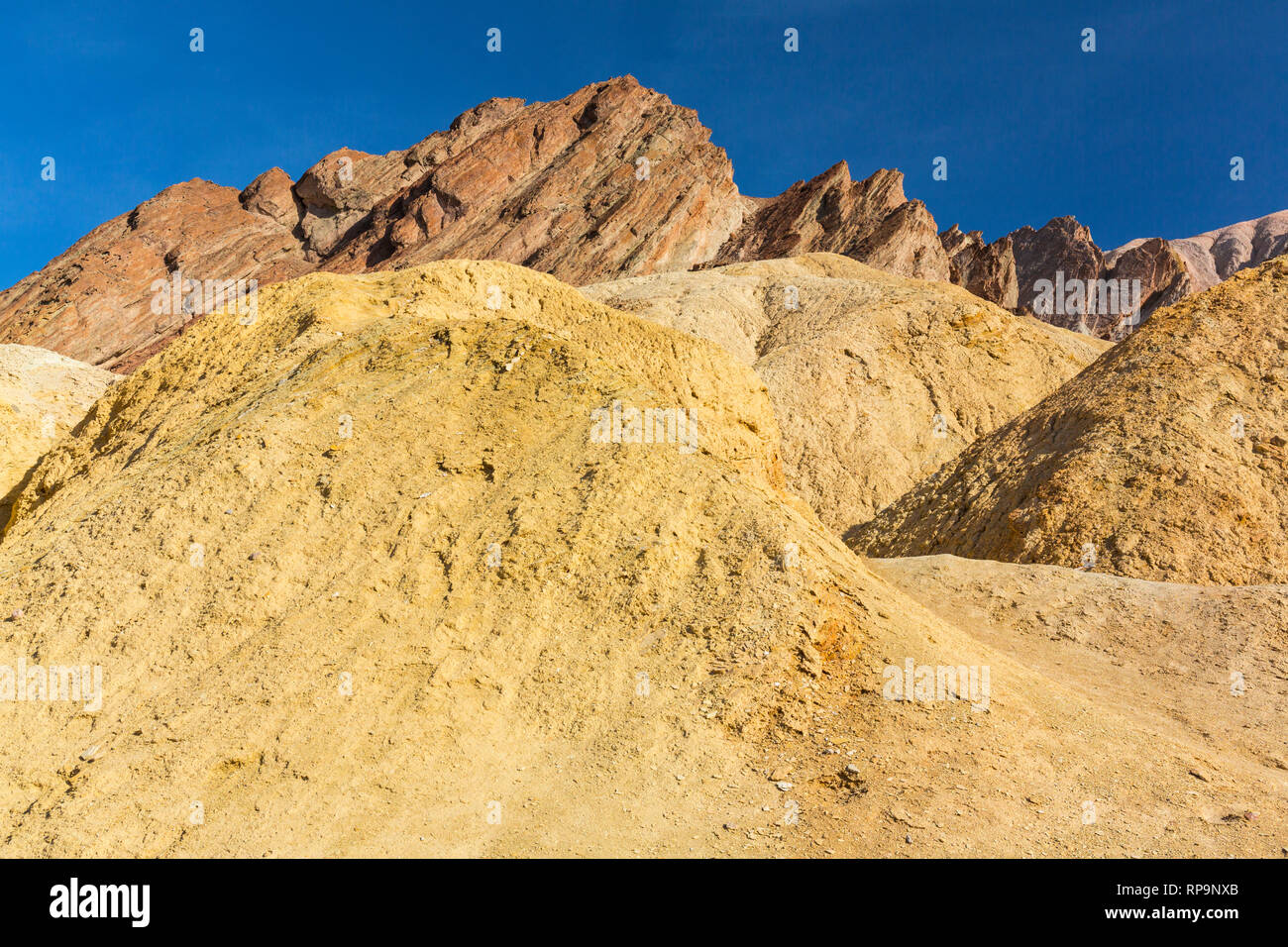 Golden canyon trail at death valley national park in california hi-res ...