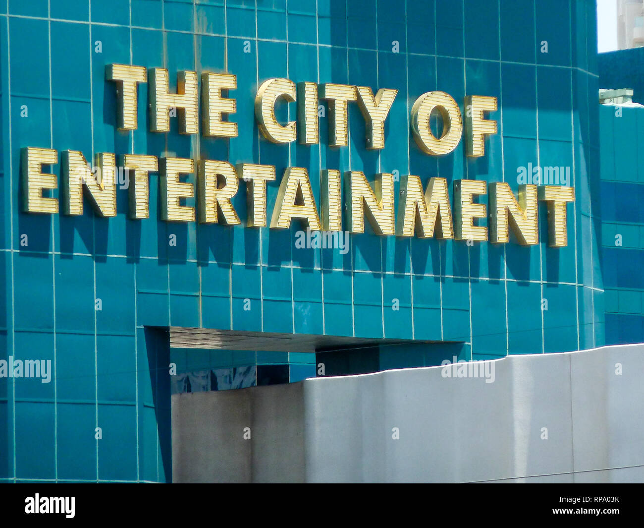 The city of Entertainment, Las Vegas, Nevada, USA Stock Photo - Alamy