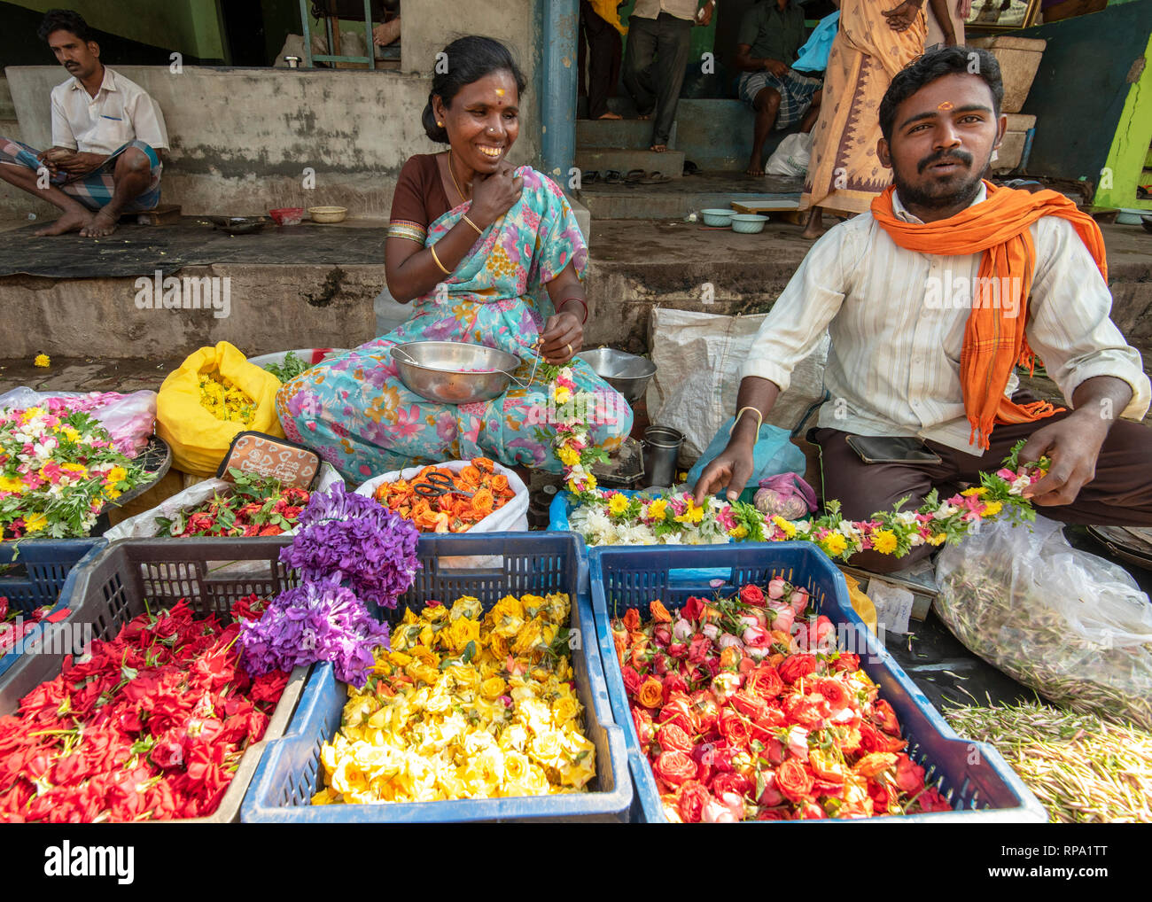 Madurai flowers hires stock photography and images Alamy