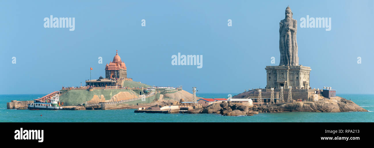 Vivekananda rock memorial kanyakumari hires stock photography and