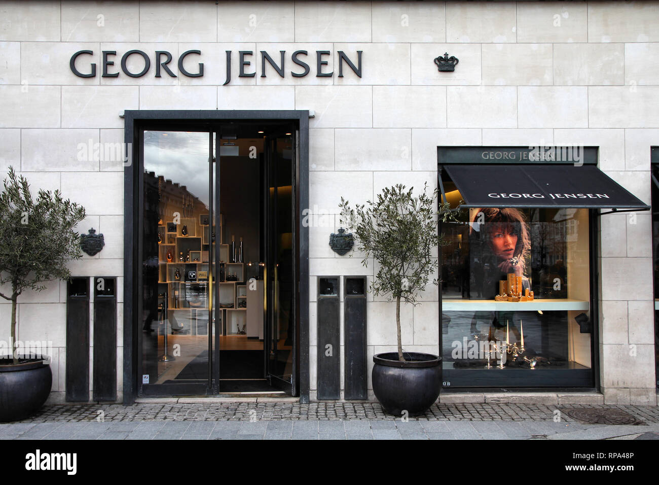COPENHAGEN MARCH 11 Jensen store on March 11, 2011 in Copenhagen, Denmark. Famous