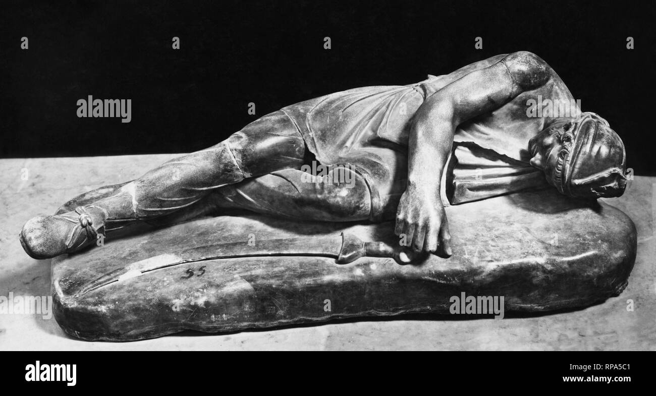 Persian dead, National Archaeological Museum, Naples Stock Photo