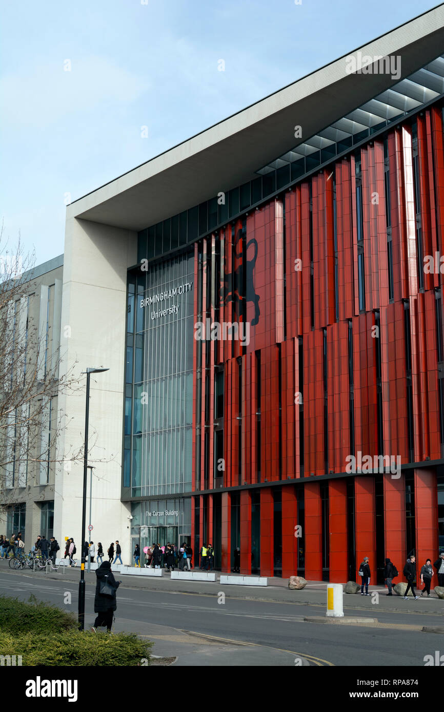 The Curzon Building, Birmingham City University, Birmingham, UK Stock Photo
