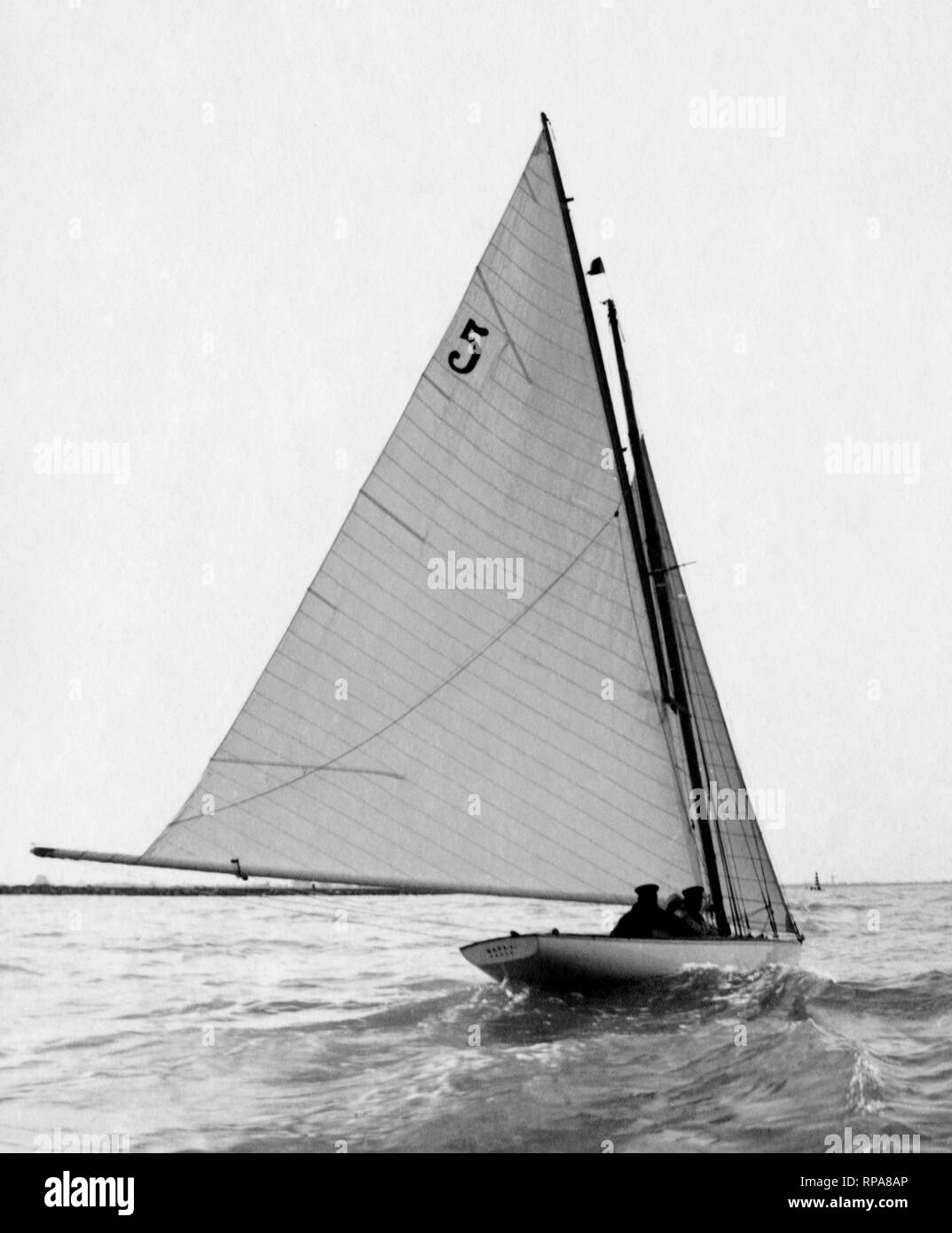 regatta, coppa del re, venice, 1912 Stock Photo