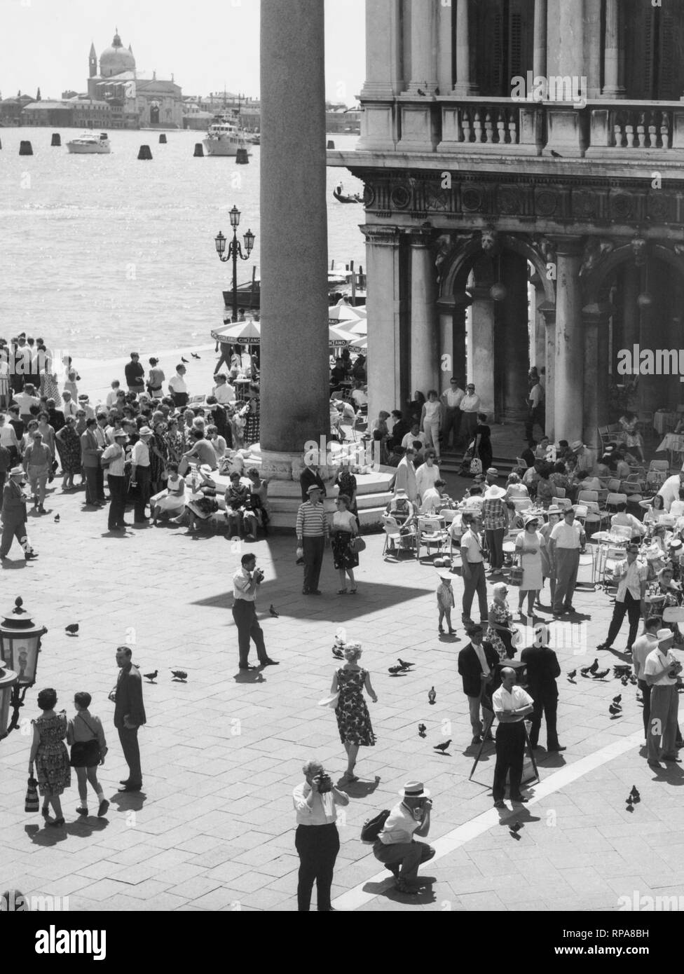 venice, piazza san marco, 1964 Stock Photo