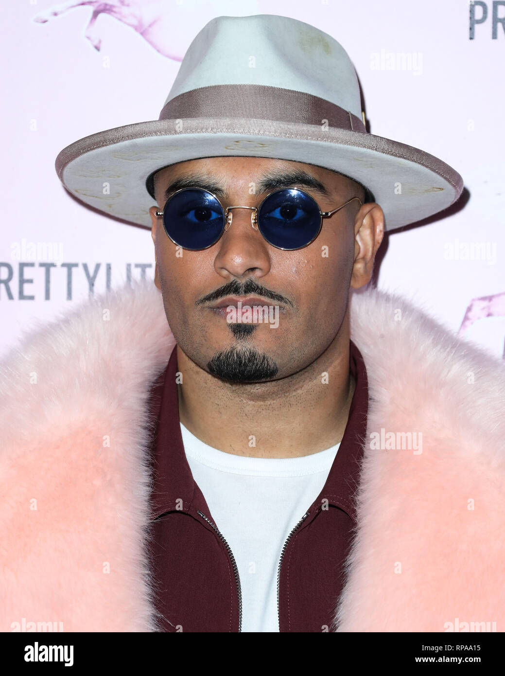 LOS ANGELES, CA, USA - FEBRUARY 20: Co-Founder and CEO of PrettyLittleThing  Umar Kamani arrives at the PrettyLittleThing Los Angeles Office Opening  Party held at the PrettyLittleThing Los Angeles Office on February