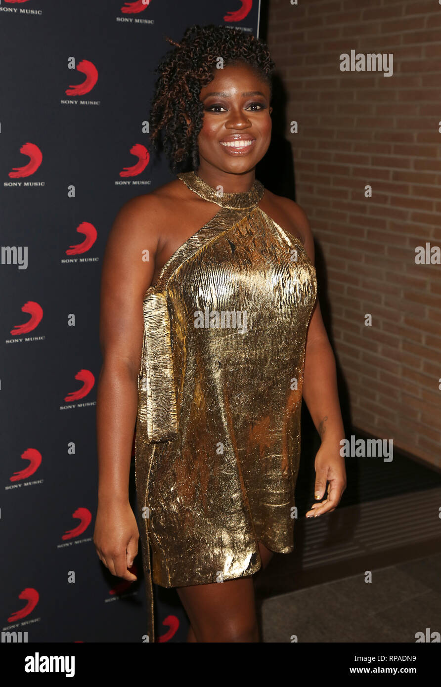 Clara Amfo seen at the Sony Music After Party for The Brit Awards 2019