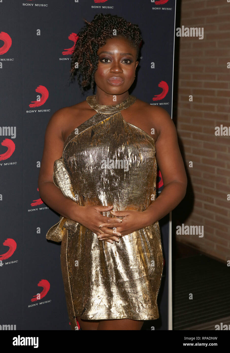 Clara Amfo seen at the Sony Music After Party for The Brit Awards 2019