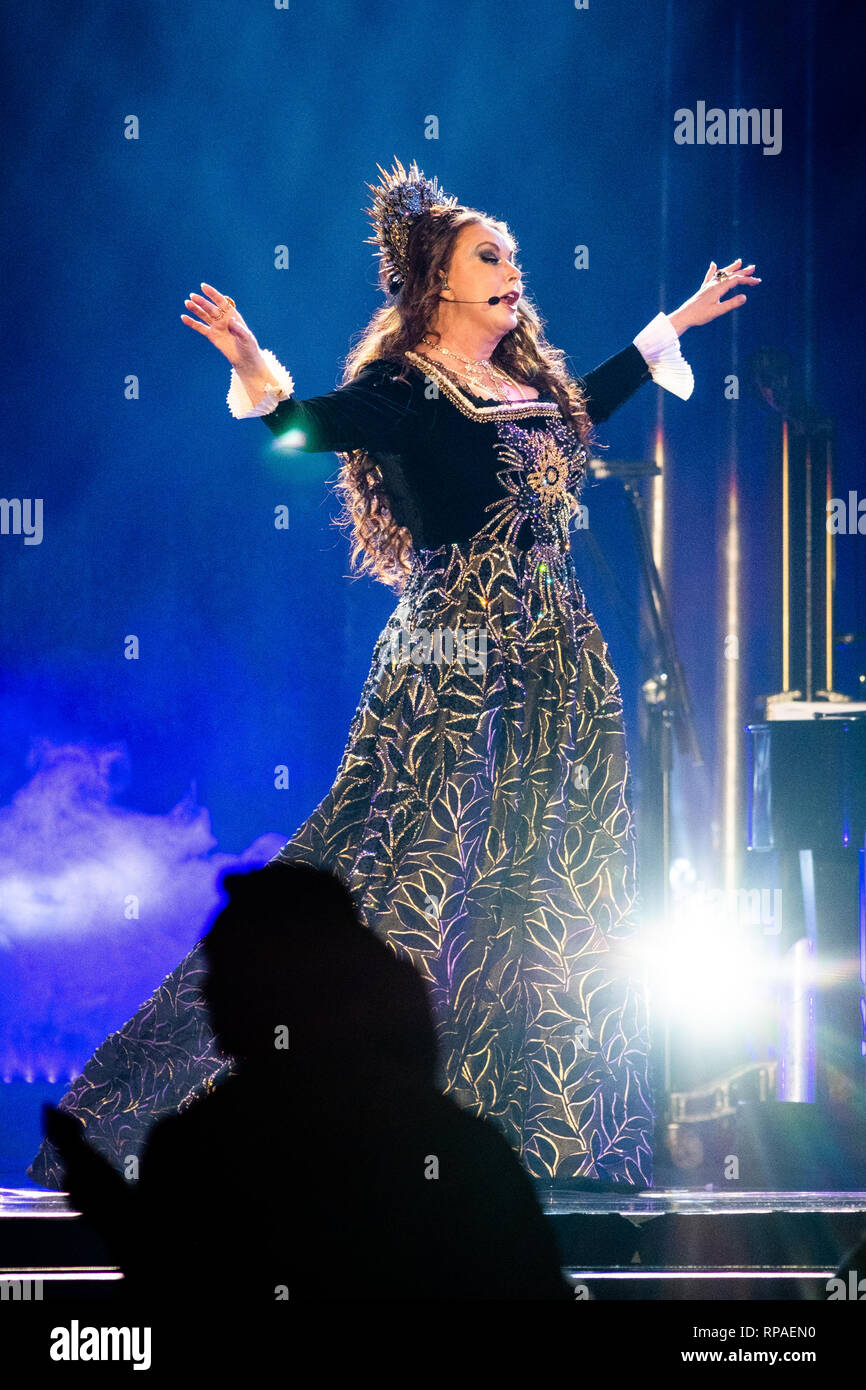 HOLLYWOOD FL FEBRUARY 20 Sarah Brightman performs during her Hymn