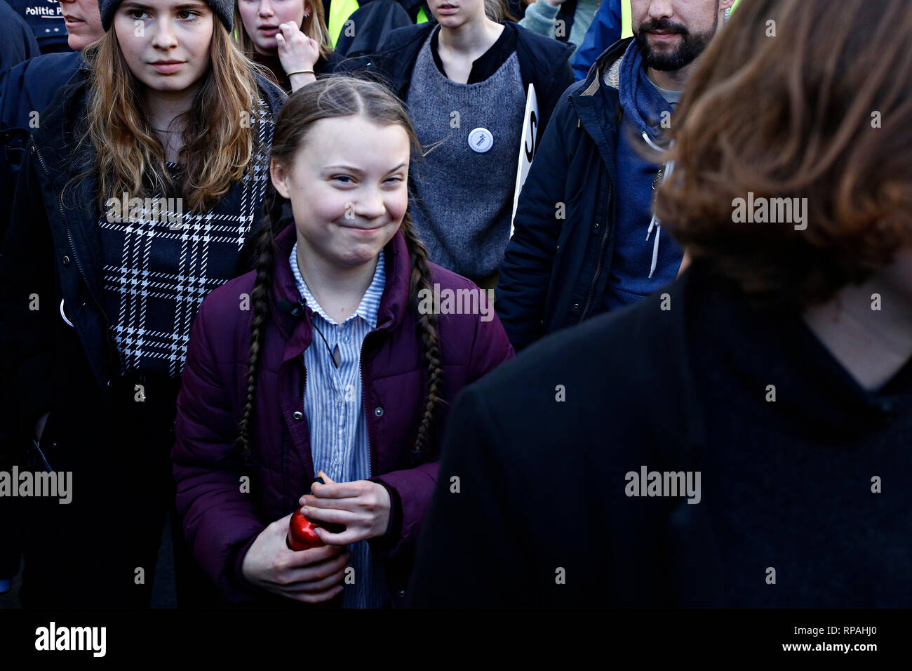 Greta thunberg takes part hi res stock photography and images Alamy