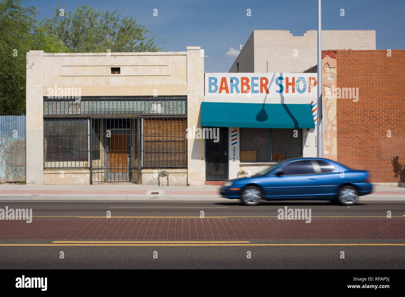 Tucson Barber Shop Stock Photo 237494142 Alamy