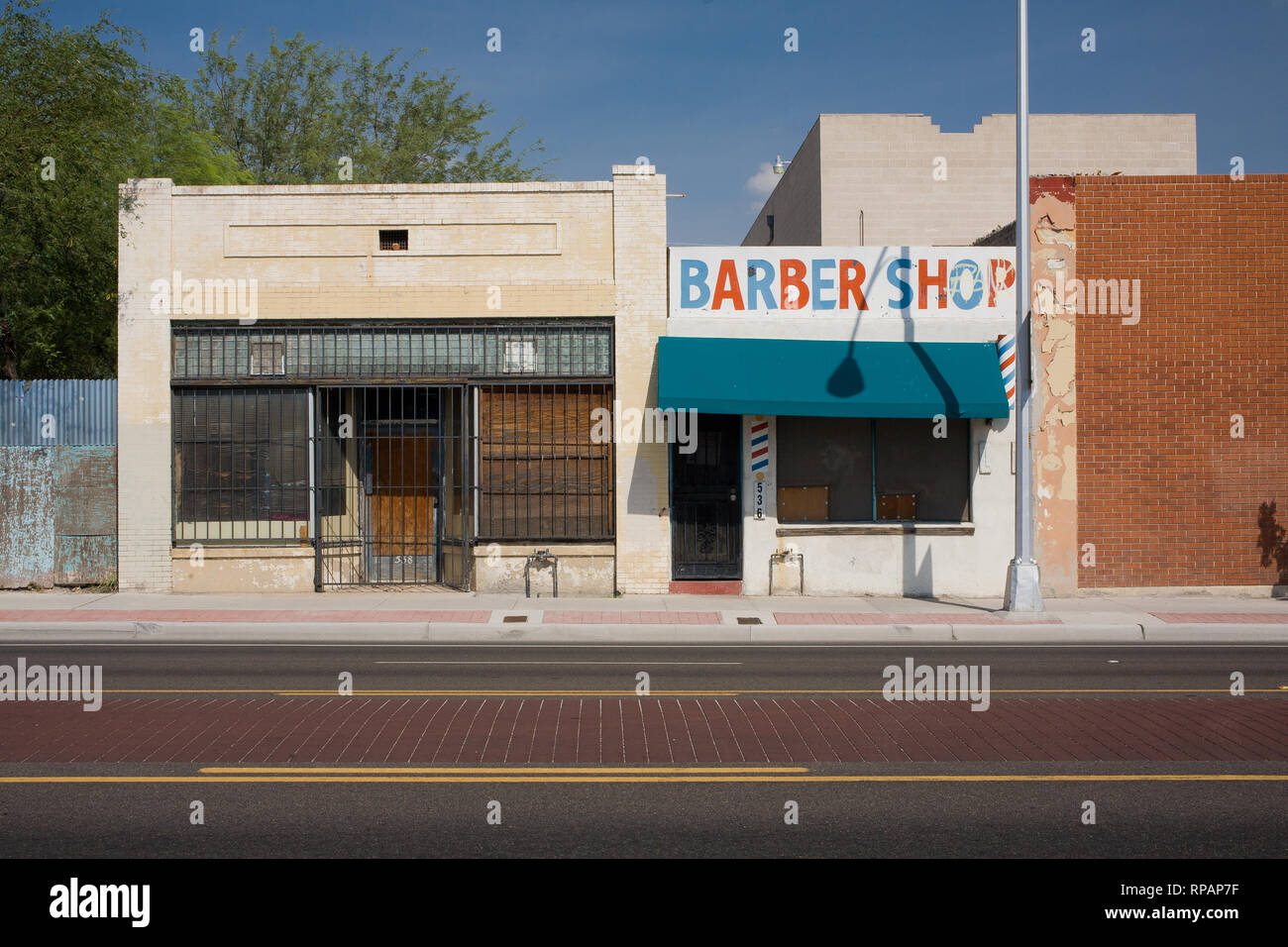 Tucson Barber Shop Stock Photo Alamy