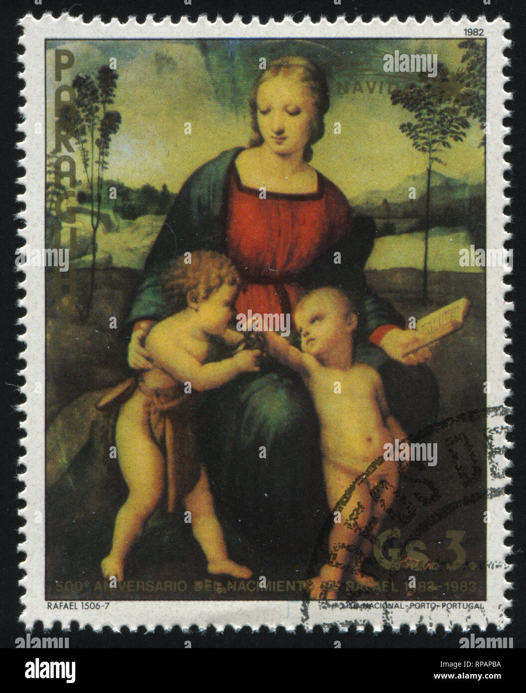 RUSSIA KALININGRAD, 15 APRIL 2017: stamp printed by Paraguay, shows ...