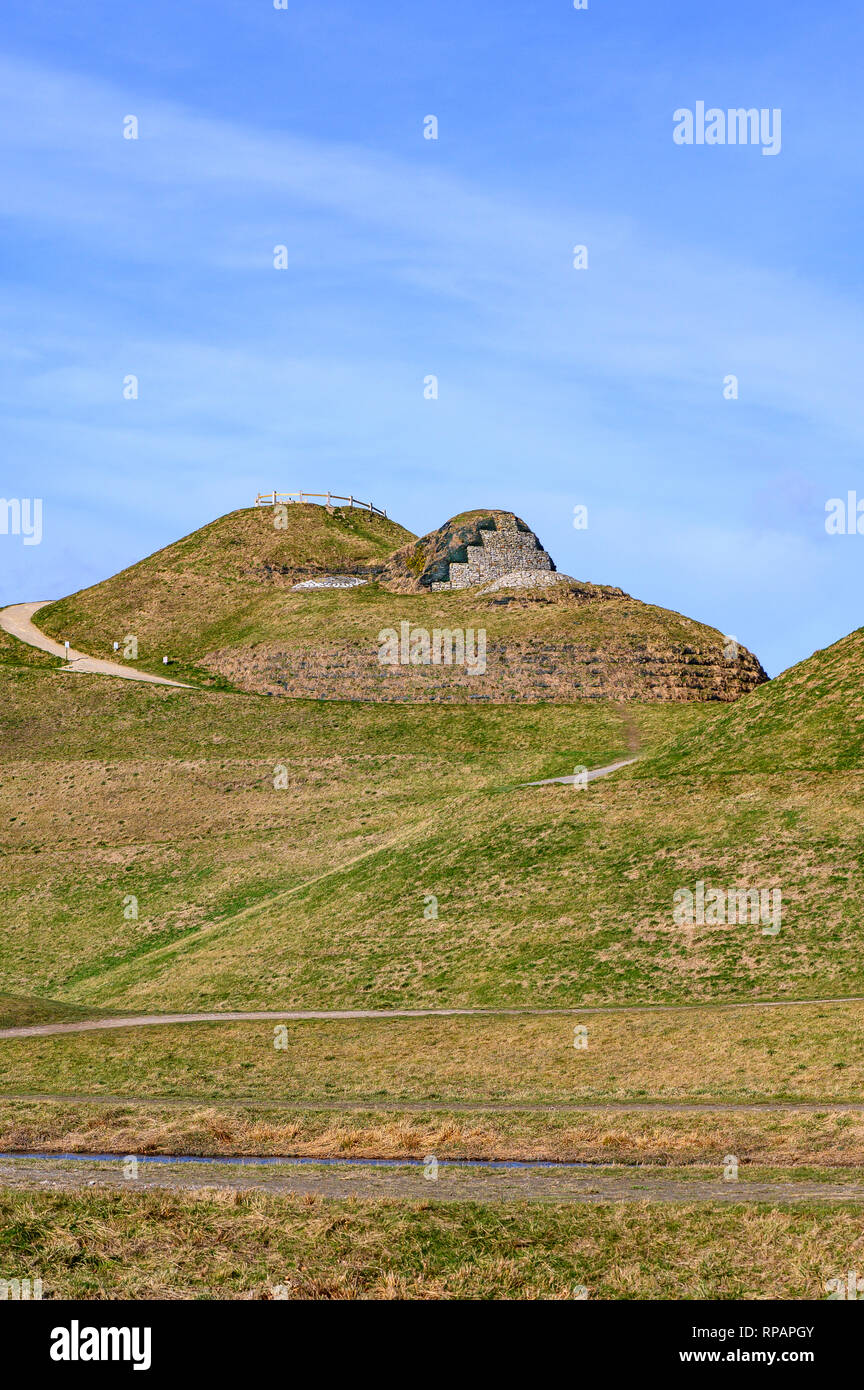 Northumberlandia land sculpture, Northumberland, UK Stock Photo Alamy