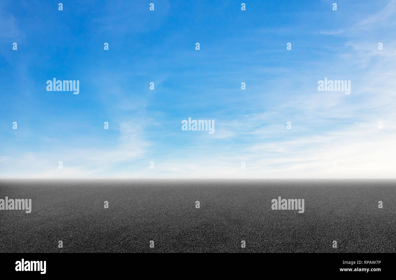 Asphalt road and sky Stock Photo - Alamy