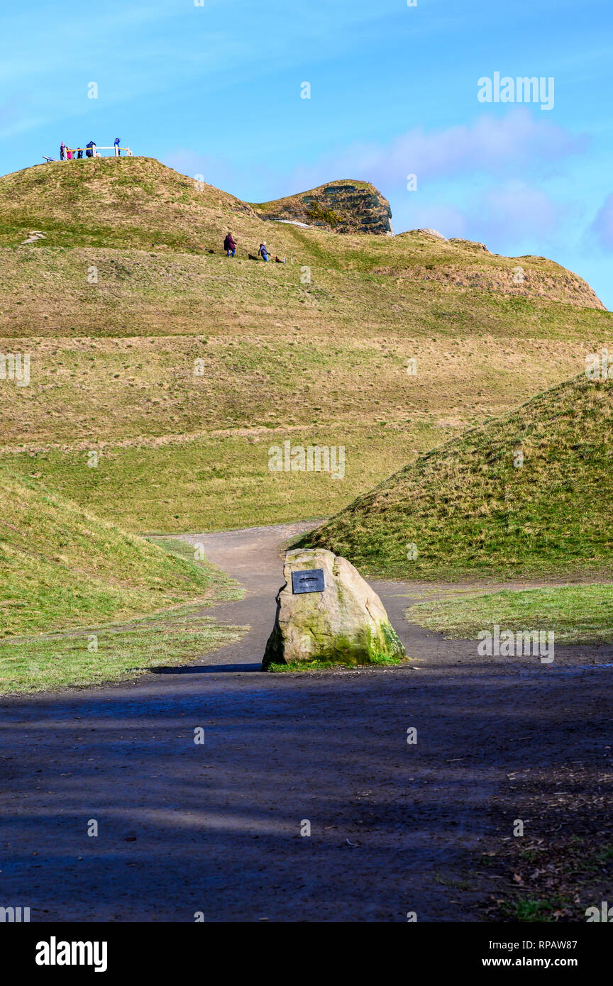 Northumberlandia land sculpture, Northumberland, UK Stock Photo Alamy