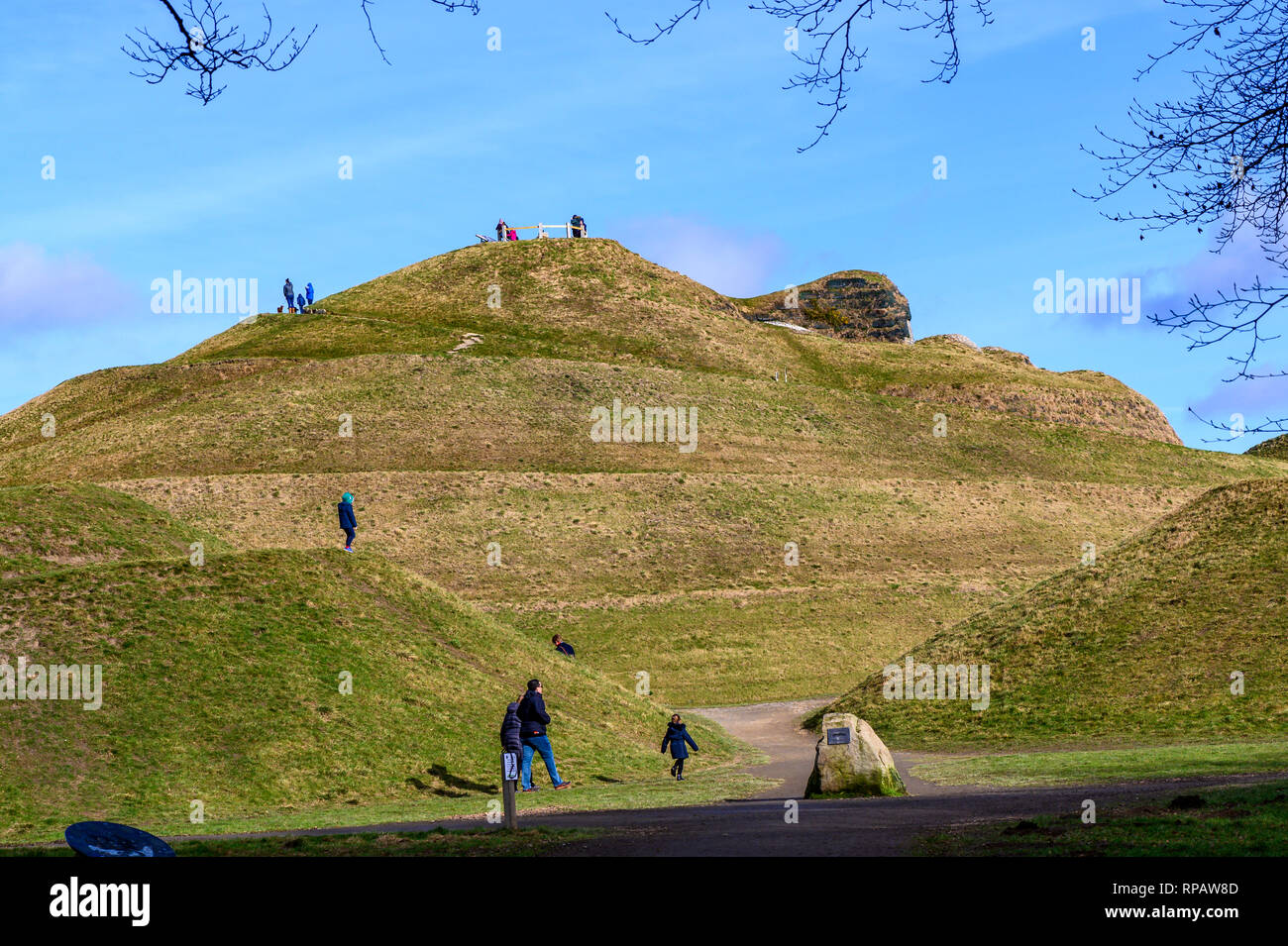 Northumberlandia land sculpture, Northumberland, UK Stock Photo Alamy