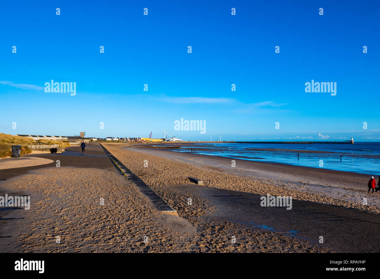 Blyth South Beach, Blyth, Northumberland, UK Stock Photo - Alamy