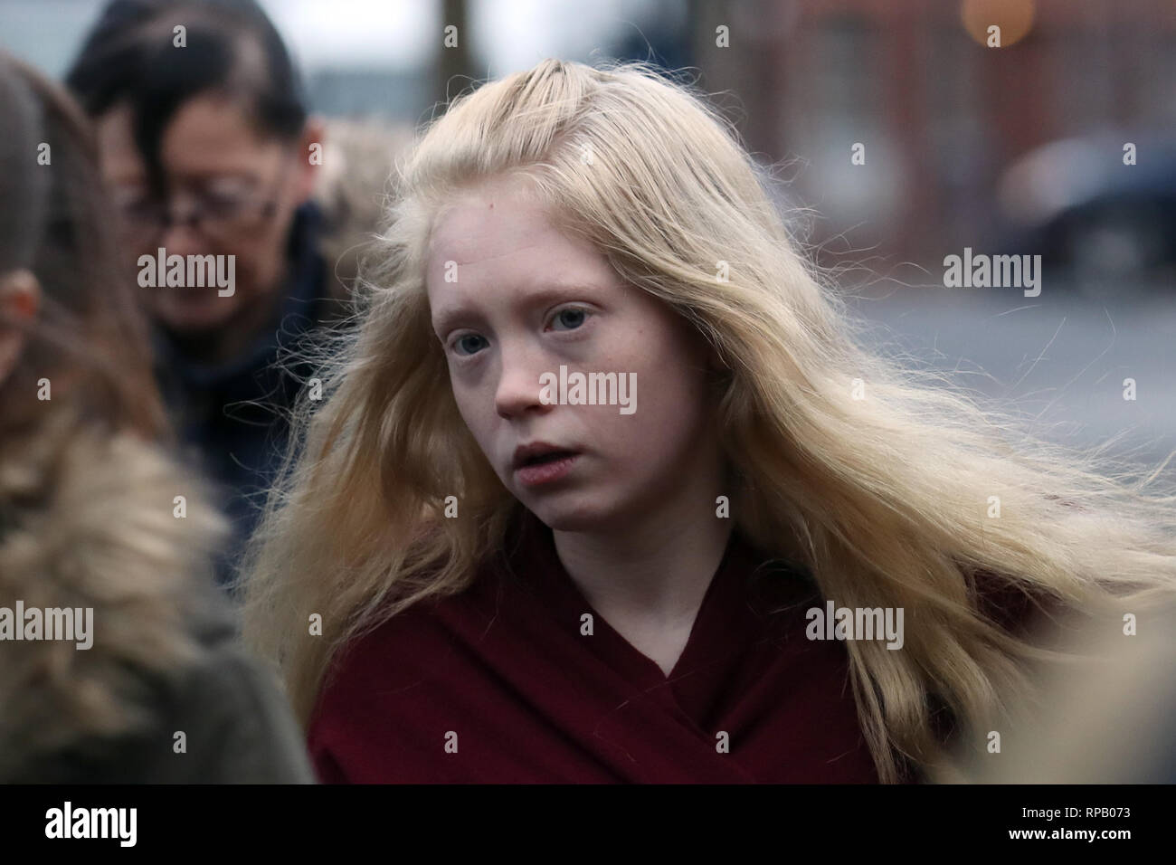 Georgina lochrane arrives at the high court in glasgow hi-res stock ...