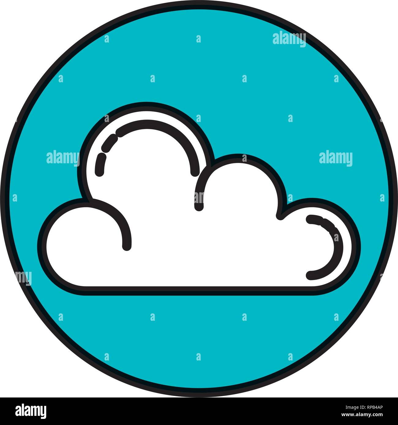 cloud computing server with arrow download vector illustration design ...