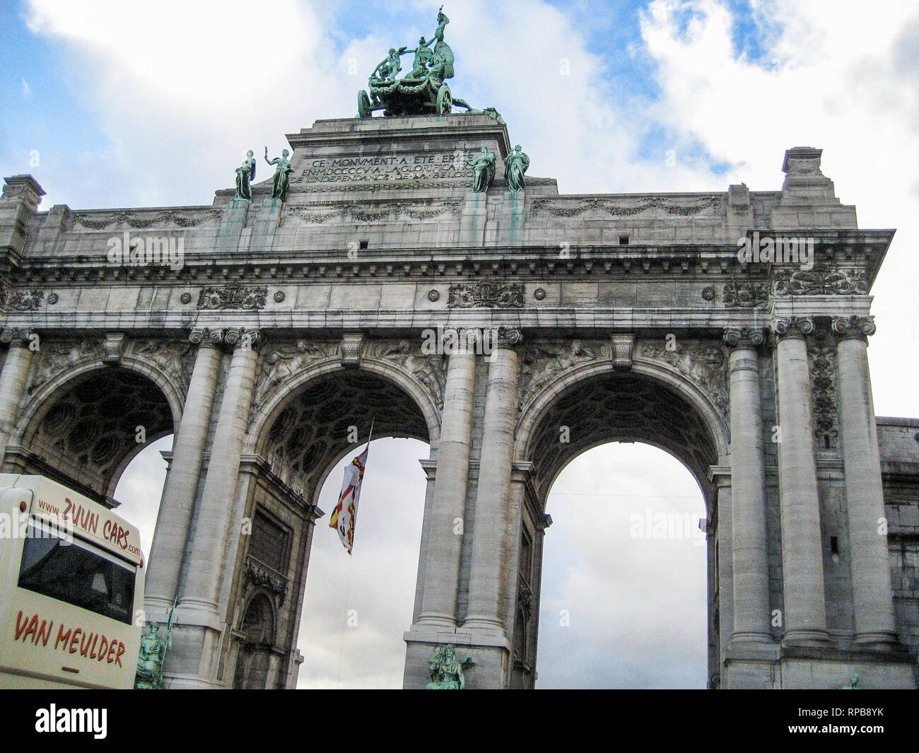 Arcades du Cinquantenaire, Brussels, Belgium Stock Photo Alamy