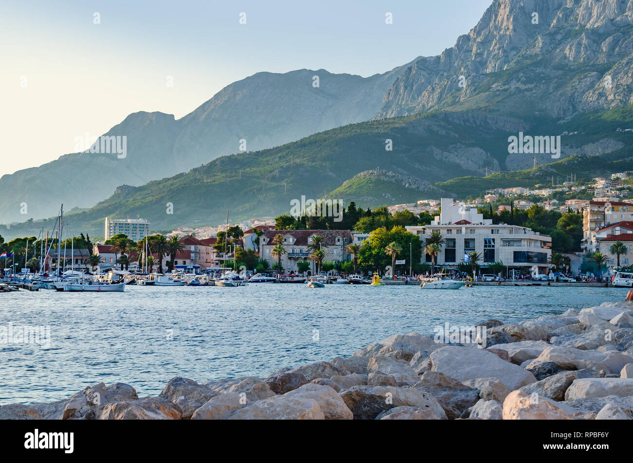 Makarska, Makarska riviera, Croatia Stock Photo - Alamy