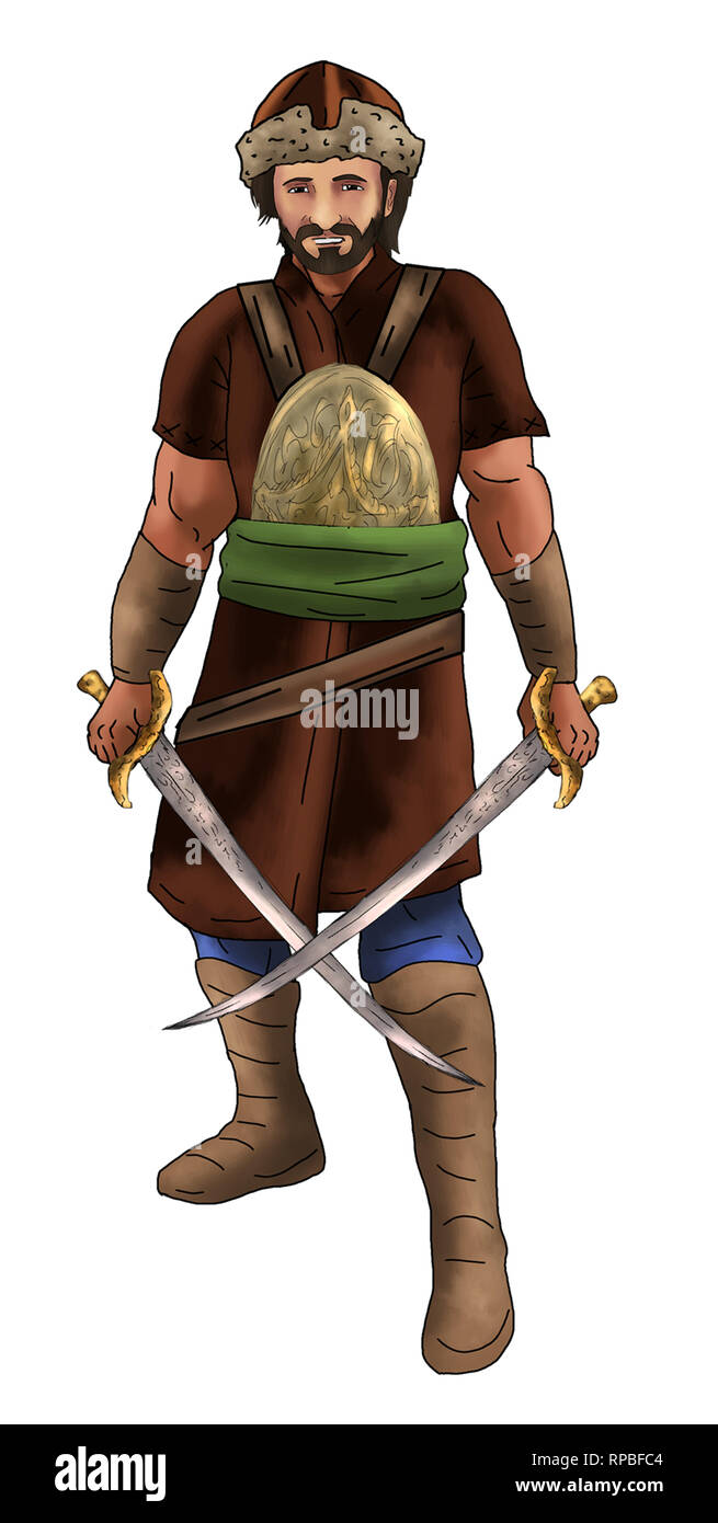 Mongol warrior battle uniform hi-res stock photography and images - Alamy