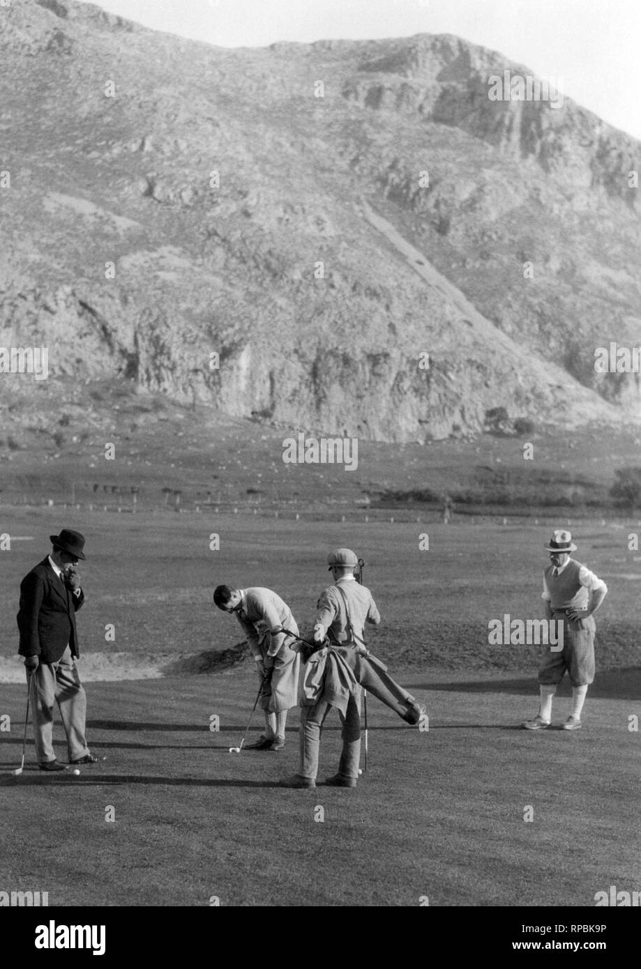 golf, palermo province, sicily, italy Stock Photo