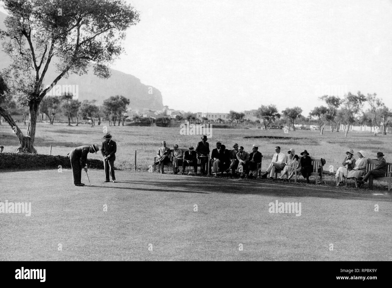 golf, palermo province, sicily, italy Stock Photo