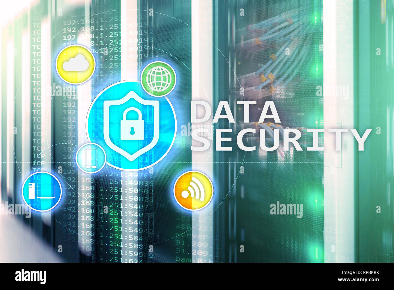 Data security, cyber crime prevention, Digital information protection ...