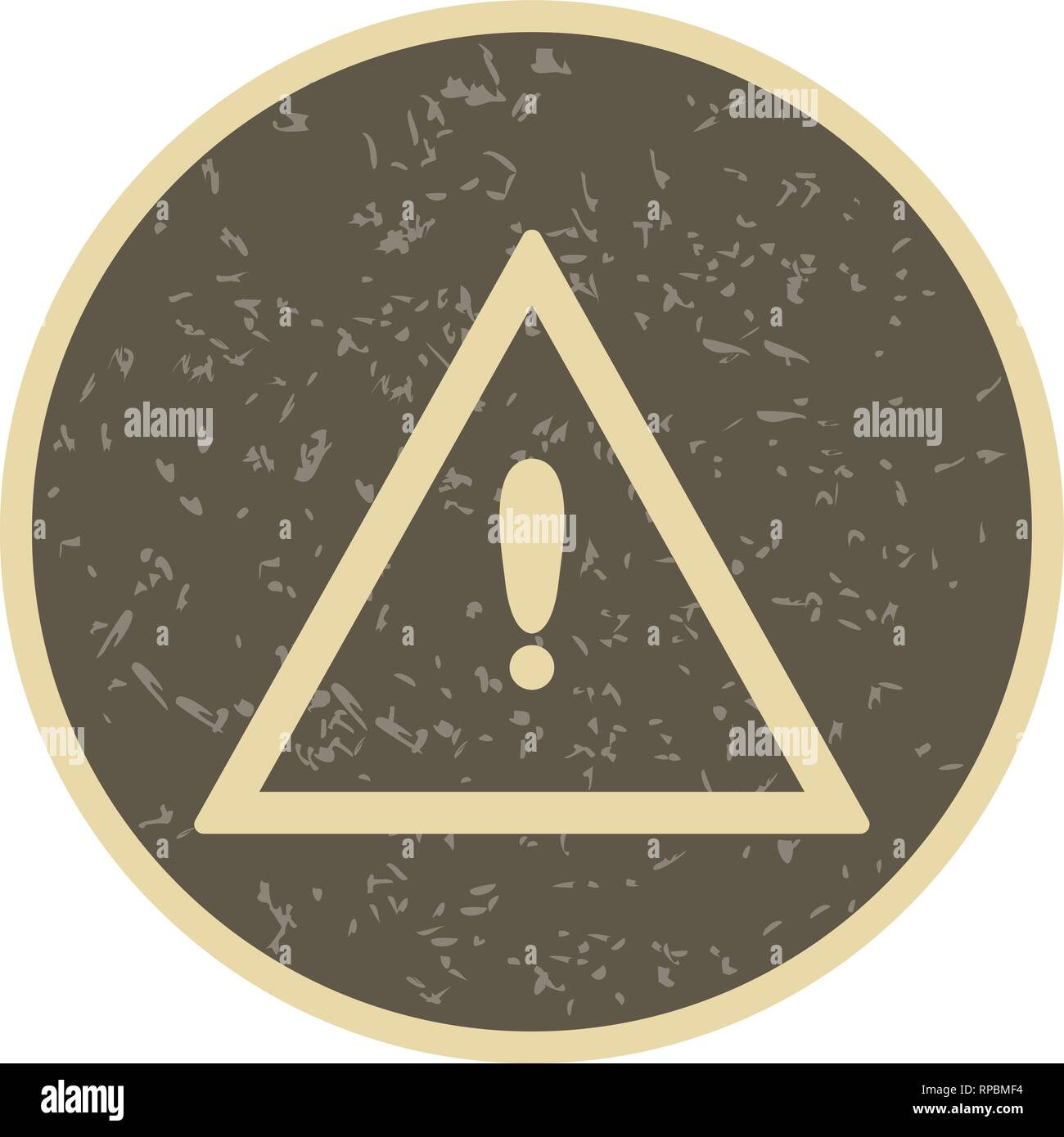 Vector Other dangers Road Sign Icon Stock Vector