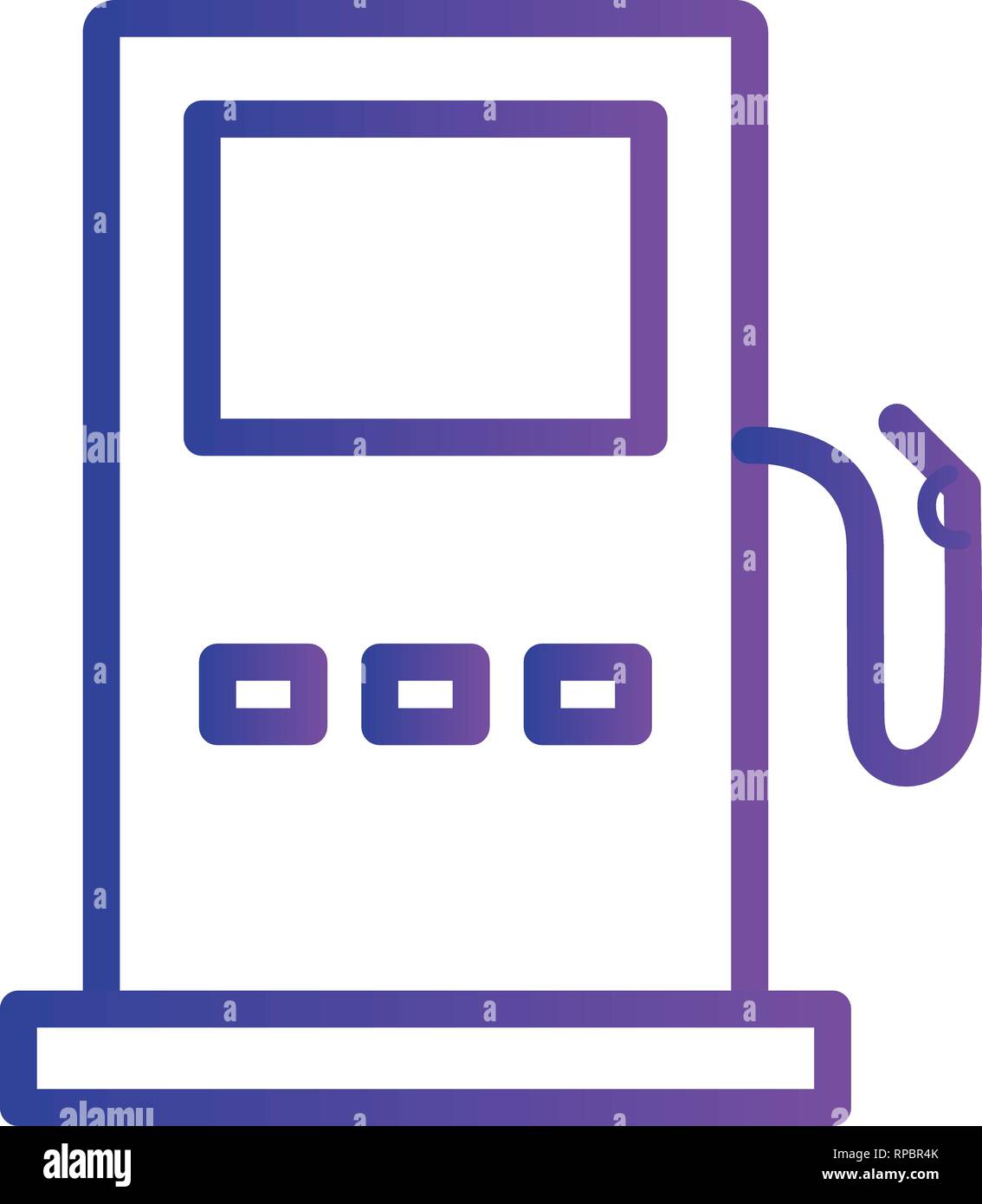 Vector Filling Station Road Sign Icon Stock Vector Image & Art Alamy