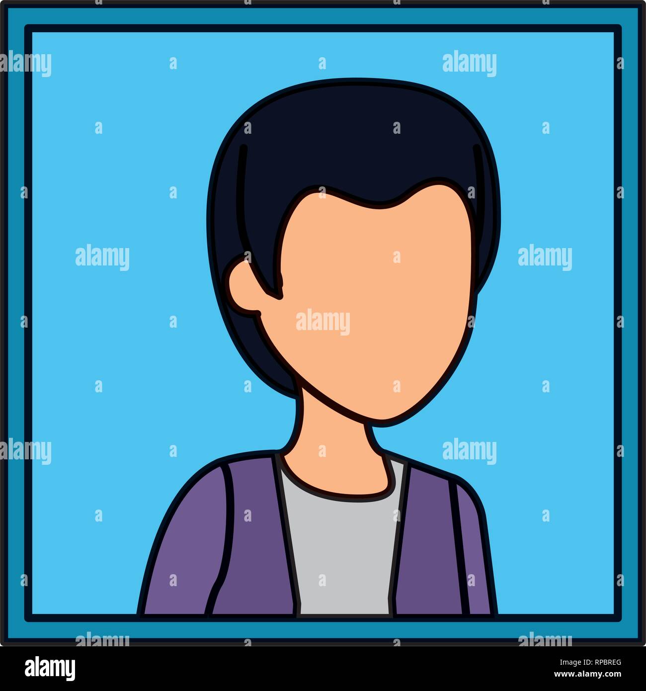 picture of young man character Stock Vector Image & Art - Alamy